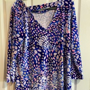 EUC Lilly Pulitzer Velour Dress XL